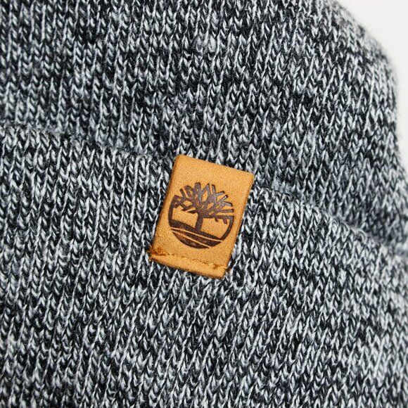 Timberland Beanie Mens OS Gray Knit Hat - Picture 5 of 6